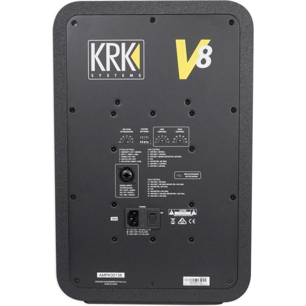 KRK V8S4-NA V-Series 8  Powered Reference Studio Monitor Active Speaker For Discount