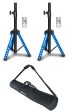 (2) Technical Pro PT3LED Rechargeable RGBWY LED Tripod DJ Speaker Stands+Bag Online Hot Sale