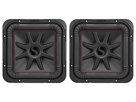 (2) KICKER 45L7R104 10  2000 Watt L7R Car Subwoofers, Solo-Baric Subs L7R104 DVC Supply