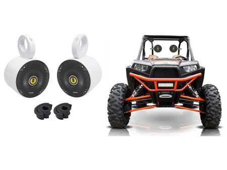 Pair Kicker 5.25  450w White Metal Tower Speakers For Polaris RZR ATV UTV Cart Online