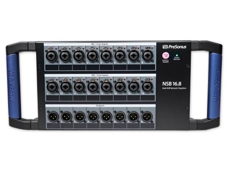 PRESONUS NSB 16.8 16x8 AVB Stagebox w XMAX Preamps + Rugged Steel Enclosure Fashion