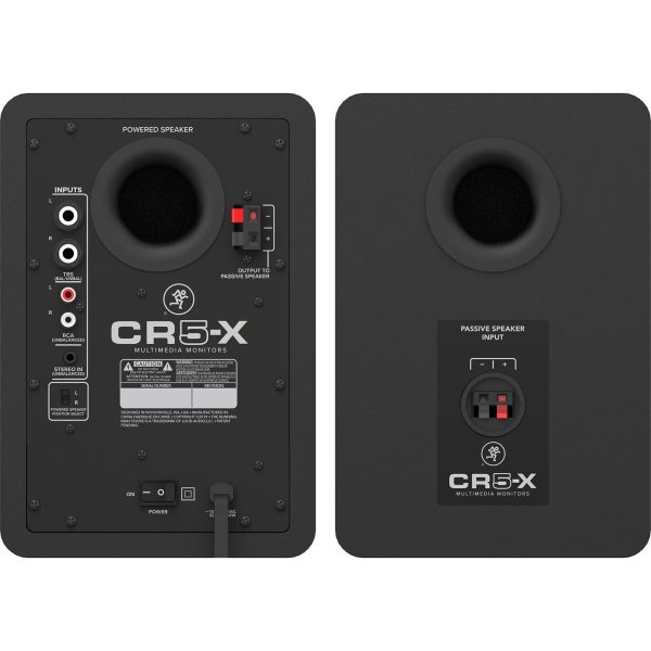 Pair Mackie CR5-X 5  80w Creative Reference Multimedia Studio Monitors Speakers Fashion