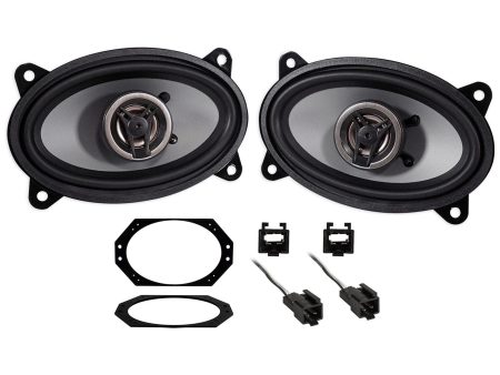 Crunch 250w 4 x 6  Front Factory Speaker Replacement For 97-02 Jeep Wrangler TJ Online