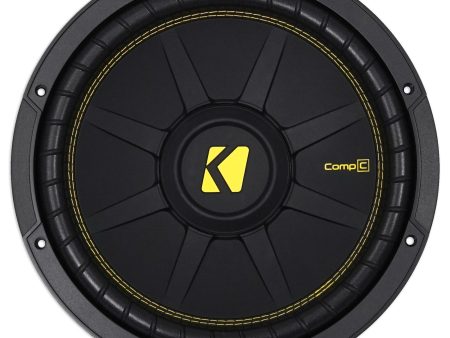 Kicker 44CWCS124 CompC 12  600 Watt Single 4-Ohm Car Audio Subwoofer Sub CWCS124 on Sale