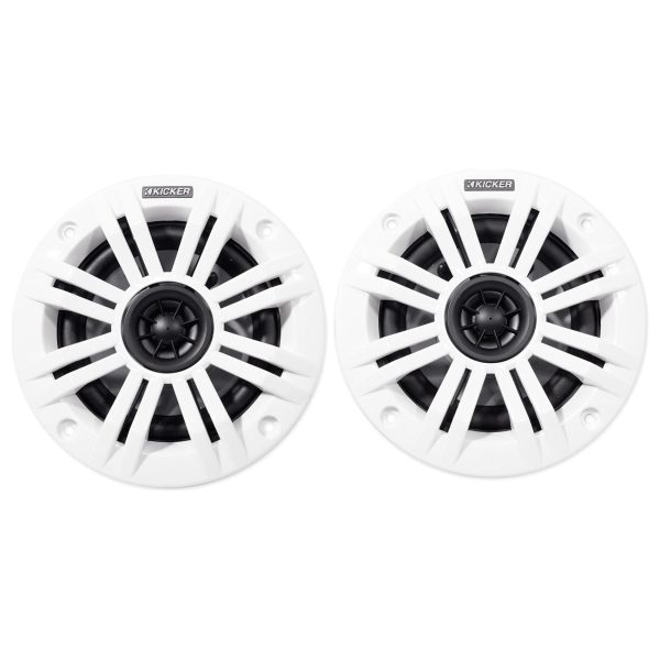 Pair KICKER 45KM42 4  Marine Speakers KM4 on Sale