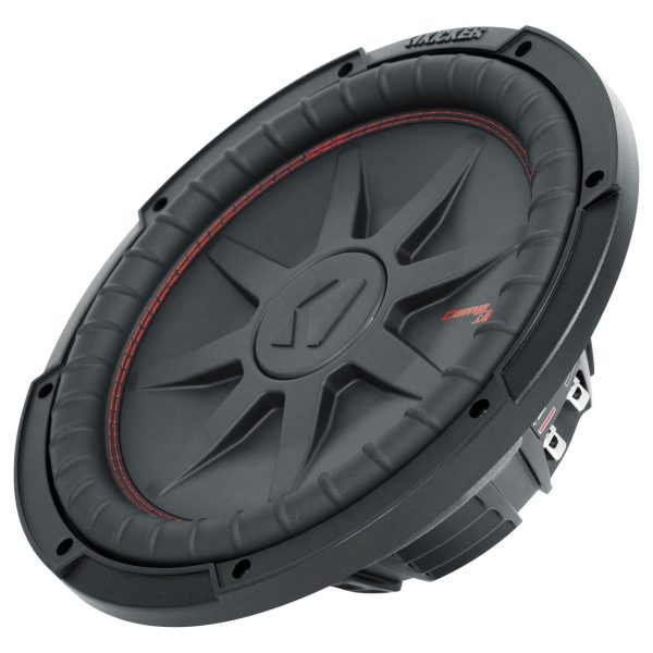 (2) Kicker 48CWRT124 COMPRT12 2000W 12  DVC 4-Ohm Shallow Car Subwoofers Subs Online