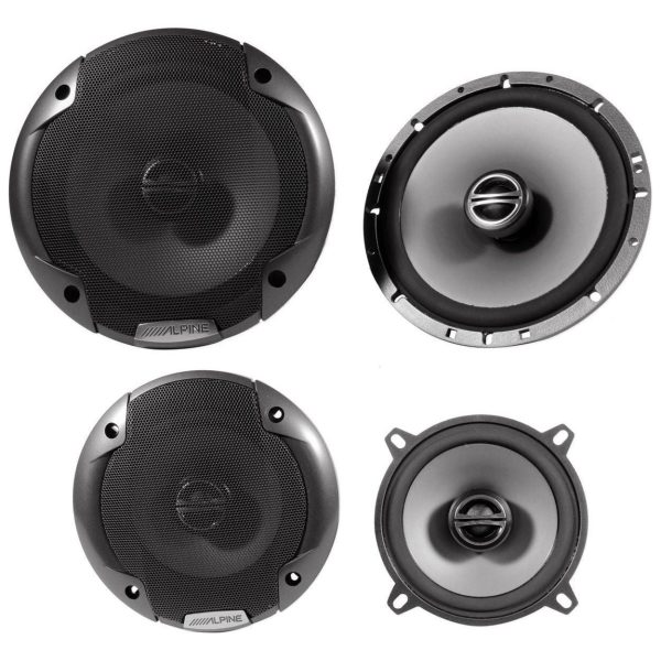 Alpine SPE-6000+SPE-5000 6.5  + 5.25  Matched Car Audio Speaker Pairs 880W Fashion