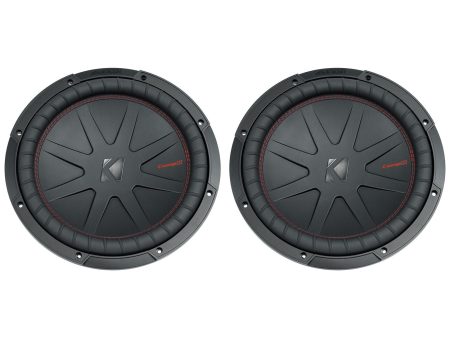 (2) Kicker 48CWR122 COMPR12 2000 Watt 12  Car Audio Subwoofers Subs CWR12-2 Discount