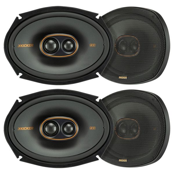 (4) Kicker 47KSC69304 KSC6930 6x9  150 Watt 3-Way Car Audio Speakers KSC693 Cheap