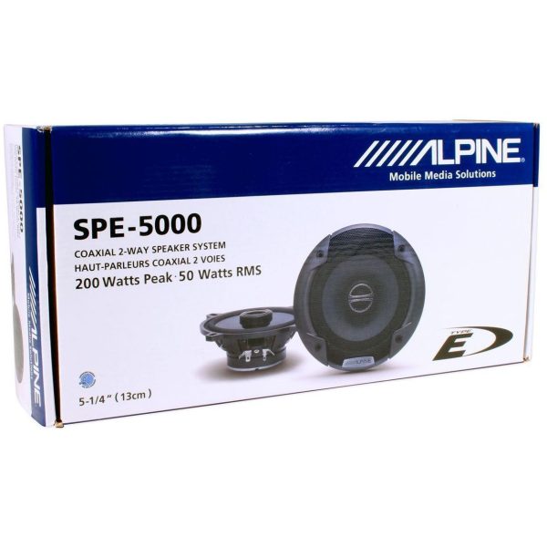 Alpine SPE-6000+SPE-5000 6.5  + 5.25  Matched Car Audio Speaker Pairs 880W Fashion