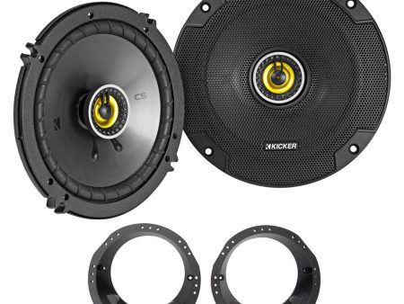 Kicker 46CSC Speaker Replacement Kit For 1998-2013 Harley Davidson FLHT FLHTC on Sale