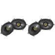 (4) KICKER 46CSC684 CSC68 6 x8  6x8  450 Watt 4-Ohm Car Coaxial Speakers CSC684 For Cheap