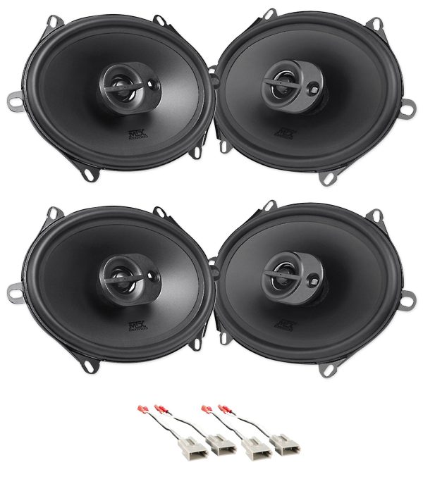 MTX Front+Rear Factory Speaker Replacement Kit For 1997-1998 Ford F-150 on Sale