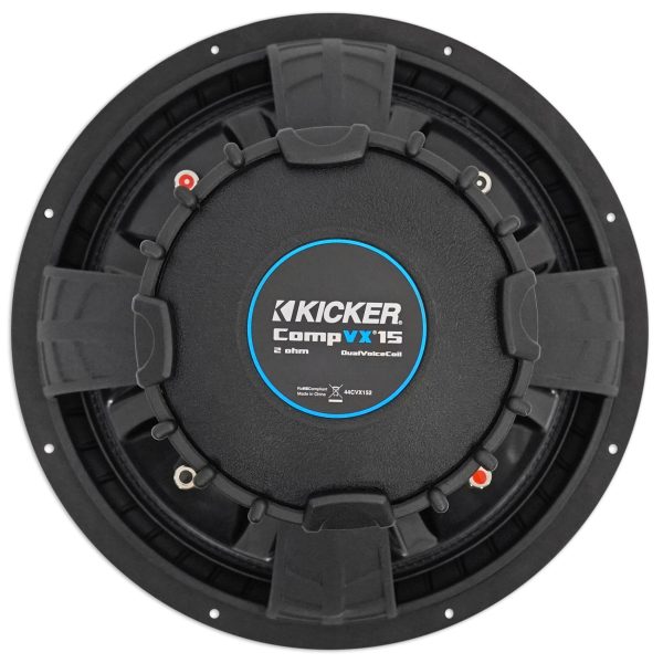 Kicker 44CVX152 Comp VX CVX 15  2000 Watt Car Subwoofer Sub CVX15-2 44CVX15-2 Online Hot Sale