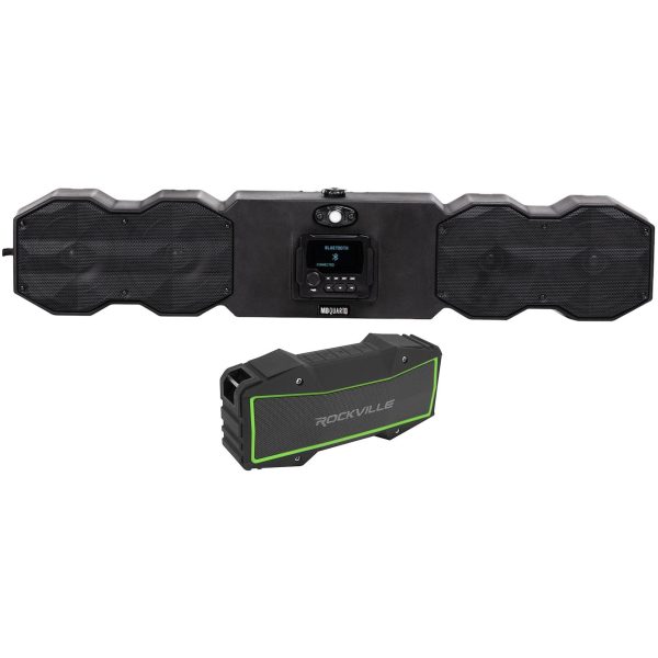 MB Quart MBQOH41-1 41  4-Speaker Sound Bar UTV Soundbar w Bluetooth+Free Speaker For Discount