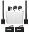 DJ Package w  (2) Gemini Line Array Speakers+Facade+Par Lights+Mic+Carry Bags Online Hot Sale