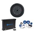 Kicker 48CWRT104 COMPRT10 800w 10  Shallow Car Subwoofer+Mono Amplifier+Amp Kit Online Hot Sale