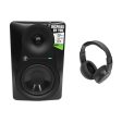 Mackie MR524 5” 50w Powered Studio Monitor Class A B Speaker+Samson Headphones Online