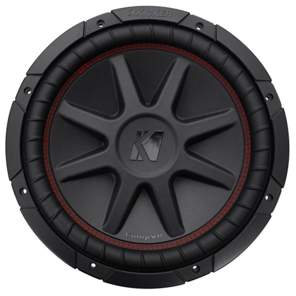 Kicker 43CVR124 COMPVR 800 Watt 12  4-Ohm DVC Car Stereo Subwoofer Sub CVR12-4 For Discount