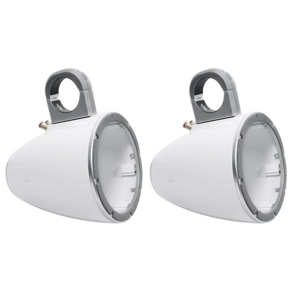 Pair Kicker 12KMTESW Marine 6  Or 6.5  Speaker Wakeboard Tower Enclosures KMTES Sale