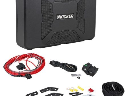 Kicker 11HS8 8” 150 Watt Hideaway Compact Car Audio Powered Subwoofer Sub HS8 Cheap