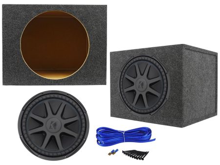 Kicker 44CVX152 15  CVX Comp VX 1000w RMS Car Subwoofer+Sealed Sub Box Enclosure Online Sale