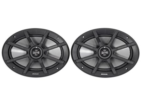 (2) Kicker 40PS692 6x9  180w Polaris ATV UTV RZR Marine Motorcycle Speakers PS69 Online now