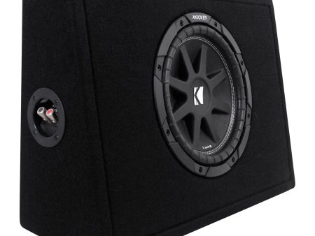 KICKER 43TC104 Comp 10  Subwoofer In Thin Profile Sub Box Enclosure, 4-Ohm Online Hot Sale