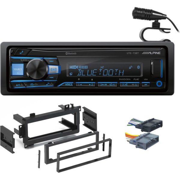 1-Din Alpine Digital Media Bluetooth Stereo Receiver For 1987-2000 Dodge Dakota Online Sale