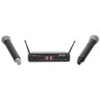 Samson Concert 288 Handheld 2-Ch Wireless Microphone System w 2 Mics+Headphones Online now