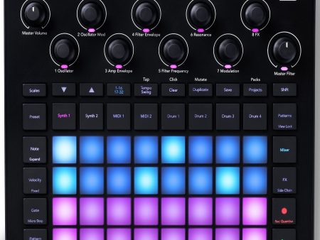 Novation Circuit Tracks MIDI USB Rechargeable Groovebox w Synths Drums Sequencer Online Sale