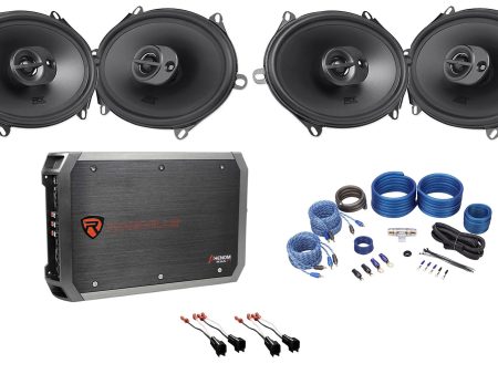 MTX Speaker Replacement Kit+4-Ch Amp For 2005-2007 Ford F-250 350 450 550 Discount