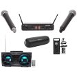 Samson Concert 288 Handheld Wireless Microphone System w 2 Mics+Free Speakers ! Online Sale