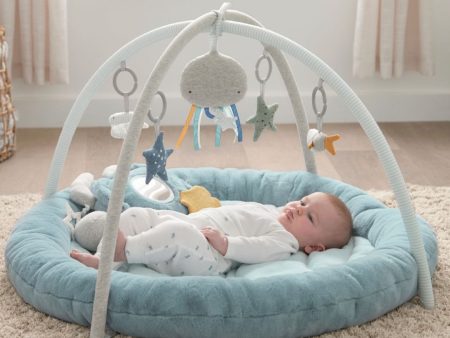 Mamas and Papas Welcome to the World Under the Sea Playmat - Blue Fashion