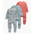 Mamas and Papas Animal Transport Onesies - 3 Pack Discount