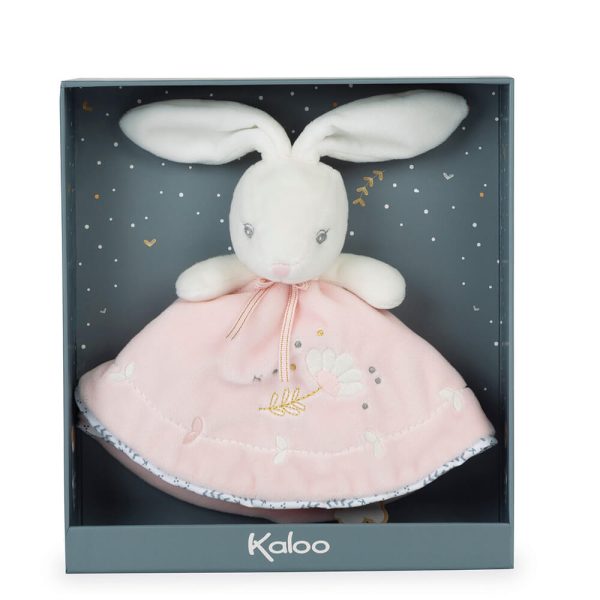 Kaloo Pink Rabbit Round Doudou Comforter Online now