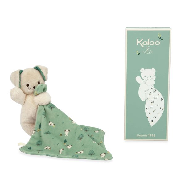 Kaloo Green Dog Doudou on Sale