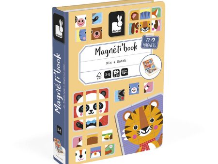 Janod Animals Mix & Match Magnetibook Supply