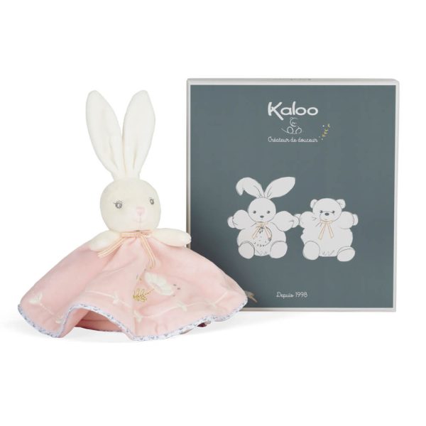 Kaloo Pink Rabbit Round Doudou Comforter Online now