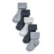 Mamas and Papas Grey Socks - 5 Piece Pack Online Sale